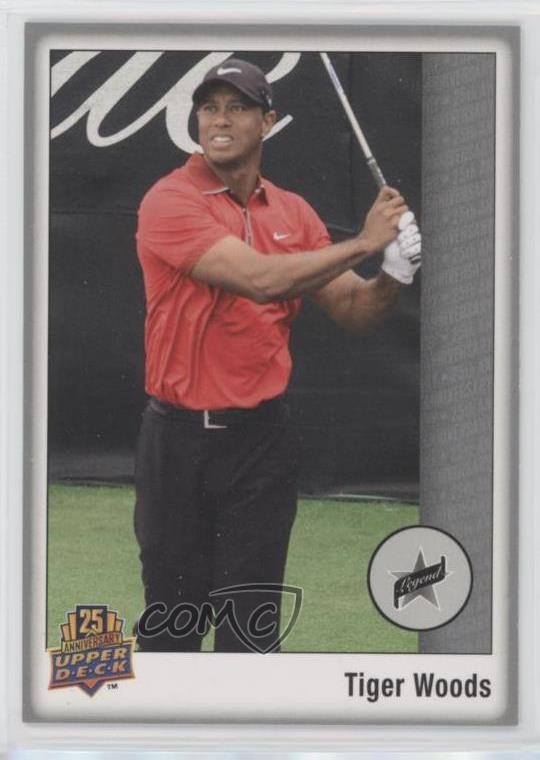 2014 Upper Deck 25th Anniversary Tiger Woods #44 02v3