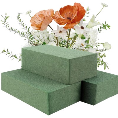 Trocken- und Nassanwendung Steckschaum 3 Stück -  für Blumenarrangements