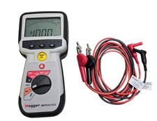 MEGGER MIT410-TC/3 Megohmmeter, 50 to 500V DC, Backlit LCD 49AG76