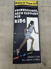 ROCKTAKIN Kids Arch Support Shoe Insoles, Plantar Fasciitis Orthotics Inserts...