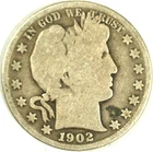1902-S 50C Barber Half Dollar