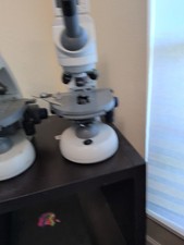 Lot Of 2 Swift Corrected Microscope Series Trinocular Parts Not Working  See No