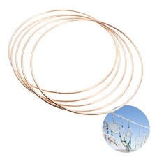 10 Pcs Round Metal for Dreamcatcher Iron Hoop Craft Accessories