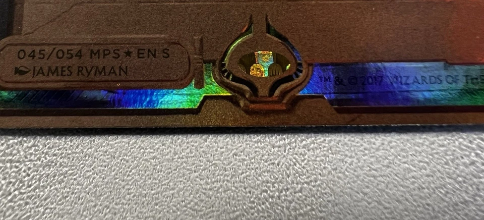 MTG RARE Thoughtseize Masterpiece Series Amonkhet Invocations Foil LP - Image 4 of 4