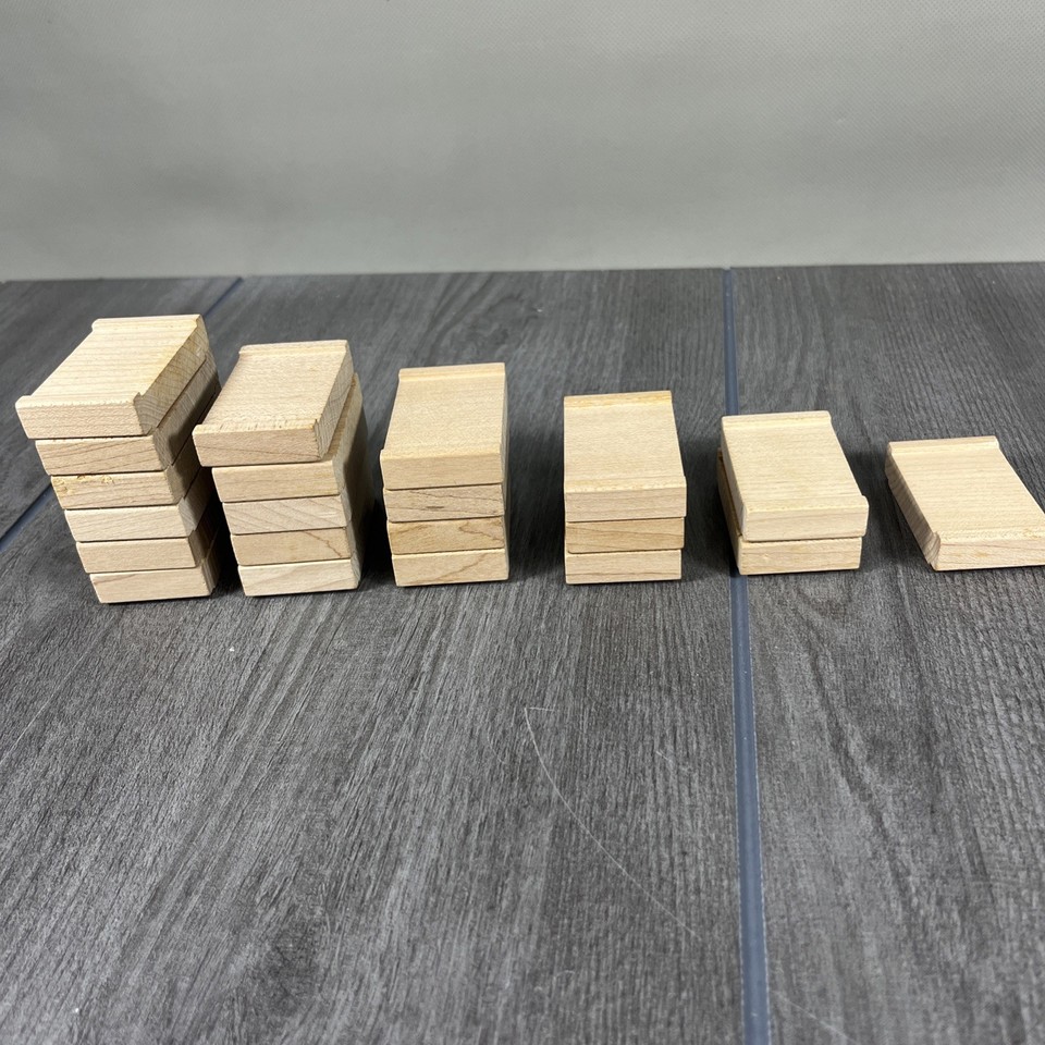 Thomas Wooden railway Wooden Graded Track Risers x21 | eBay