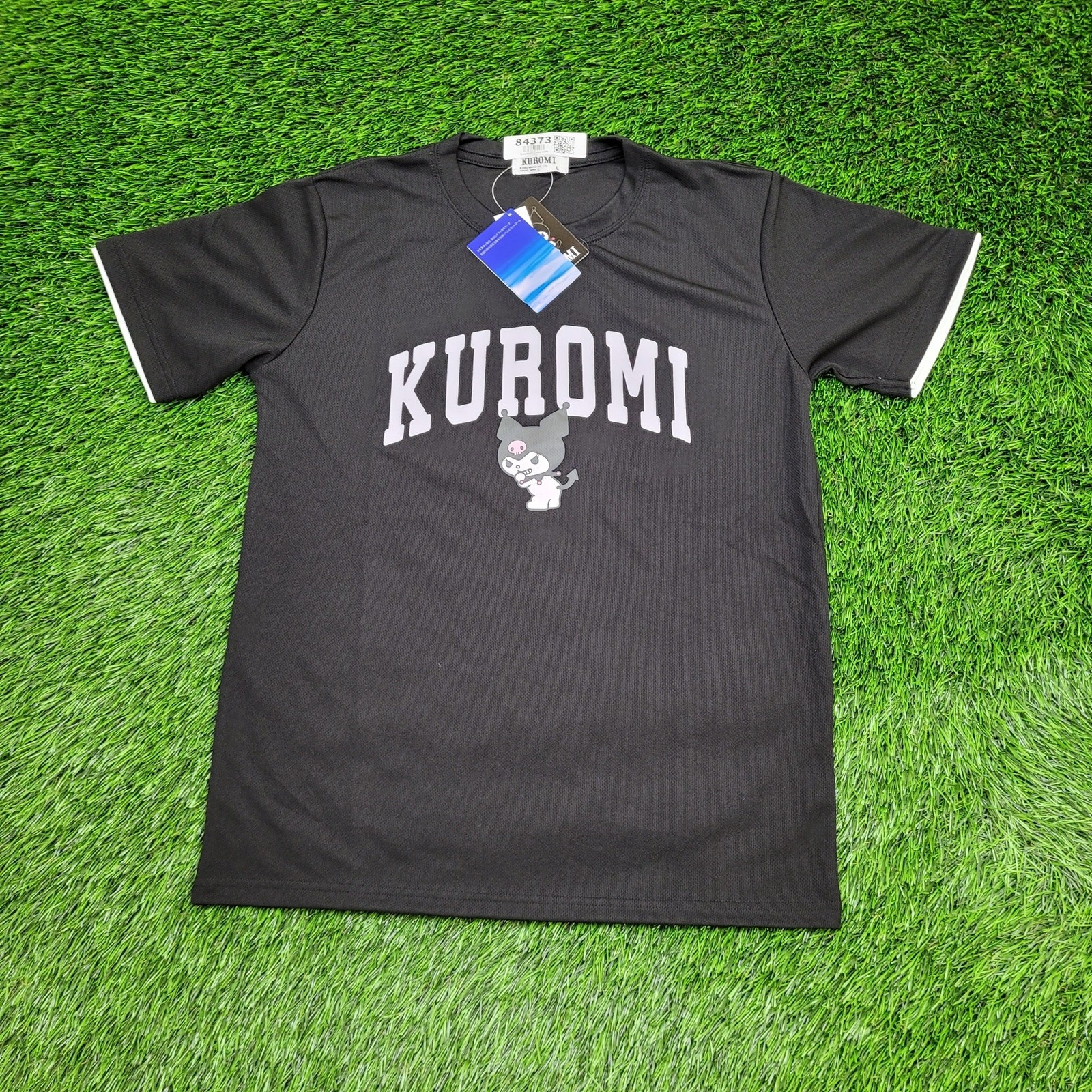 Camisa SANRIO Kuromi para mujer M/L 19x25 negra programa de televisión