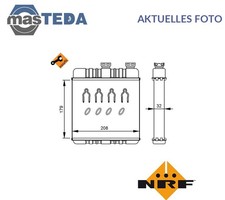 54279 WÄRMETAUSCHER INNENRAUMHEIZUNG NRF FÜR OPEL ASTRA G,ASTRA G CC,ZAFIRA B