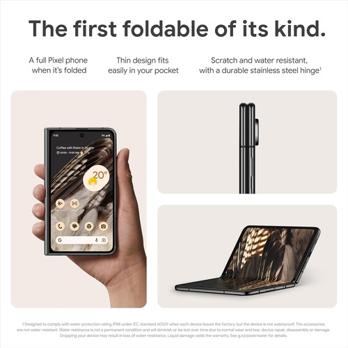 Google Pixel Fold – Unlocked Android 5G smartphone with telephoto lens and ultra - Afbeelding 8 van 9