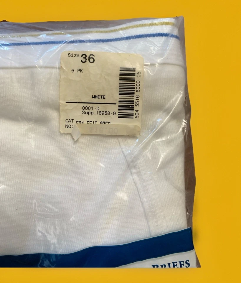 (6) Винтажный Towncraft полный вырез трусы мужской размер 36 Jc пенни нижнее белье новый - Изображение 3 из 4