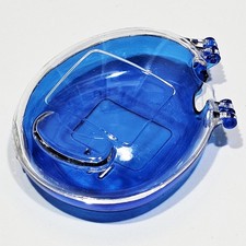 1997 Bandai PROTECTIVE CASE Tamagotchi MESUTCHI OSUTCHI CONNECTION Blue Clear