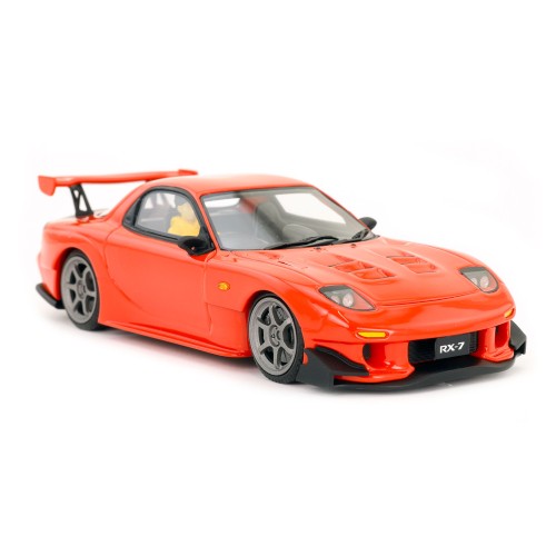 Mazda RX7 rouge Avant Slot pour remplacer votre ancienne slot car et battre vos records
