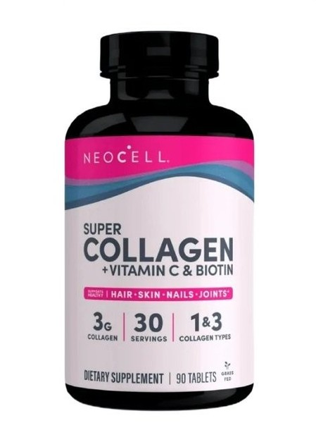 Neocell Super Collagen + Vitamin C & Biotin - 90 Tablets (221,11 Eur/Kg)-image
