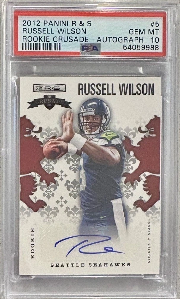 Russell Wilson Autograph Football Trading Cards for sale | eBay