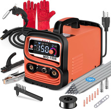 3in1 MIG/Stick/Lift TIG Welder 150A 110V IGBT Inverter Portable Gasless with LED
