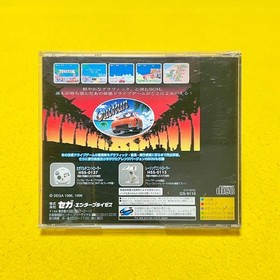 Out Run - Sega Saturn SS Racing Game Japan JP w/Case Manual Post card