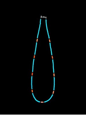 Native American Turquoise Heishi Neclace