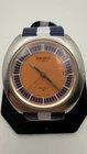 Vintage Seiko 7005-8150 Automatic Red Dial S/Steel Men Watch