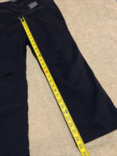 Eddie Bauer 32x30 Fleece Lined Rainier Black Active Straight Reg Free Shipping - Picture 4 of 9