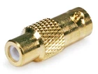 Monoprice BNC Female to RCA Female Adapter - Gold Plated |Transfer 75ohm Signals