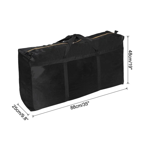 35x9.8x19" Camp Chair Replacement Bag Extra Large Waterproof Storage Bag Black - Picture 2 of 8