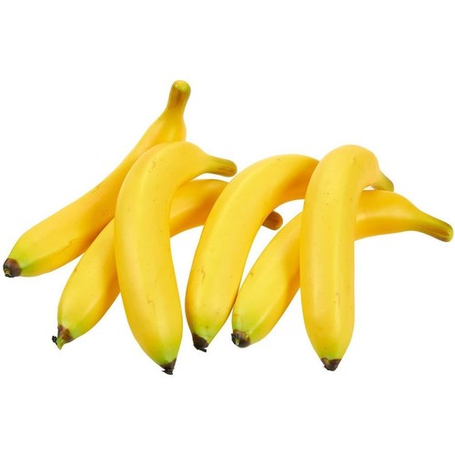 Set of 6 Individual Fake Bananas, Artificial Lifelike Fake Fruit for Decoration - Picture 9 of 9