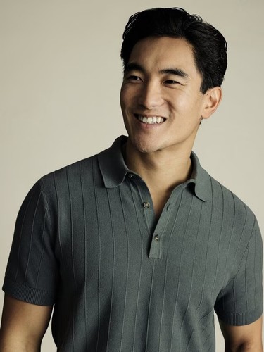 Maglione polo uomo CHARLES TYRWHITT verde acqua righe cotone taglia MEDIA NUOVO - Foto 10 di 23