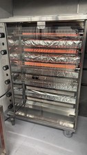 Commercial Rotisserie Gas-Powered Stainless Steel BBQ Grill 6 Burner
