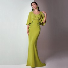 Elegant Wedding Guest Dress for Women Applique Mermaid Mother of the Bride Dress