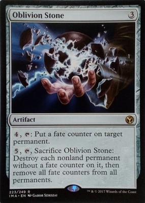 223/249 OBLIVION STONE RARE ICONIC MASTERS MTG CARD