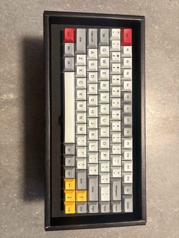 Vortex Race 3 Mechanical USB Keyboard ANSI US QWERTY  White/Gray - MX Brown -