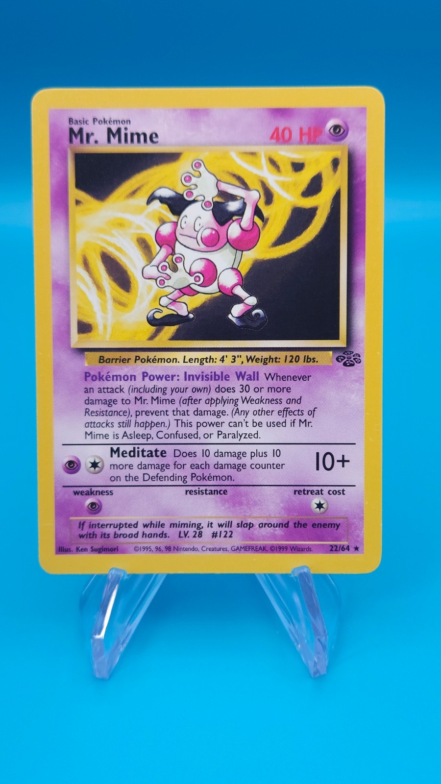 1999 Pokemon TCG - Mr. Mime - Jungle 22/64 LP