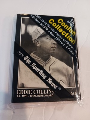 1991 THE SPORTING NEWS CONLON COLLECTION BASEBALL UNOPENED CARDS TOTAL 18