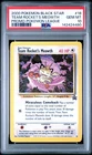 PSA 10 2000 Team Rocket's Meowth 18 Black Star Promo Pokemon Card - Gem Mint!