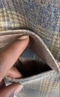 Vintage Tailored By Haggar Mens Yellow Blue Plaid Single-Breasted Blazer Size 40 — photo 4