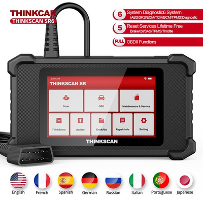 #ad THINKCAR SR6 ABS SRS BMS OBD2 SCANNER DIAGNOSTIC TOOL EPB OIL SAS RESET USA 2026 $71.12