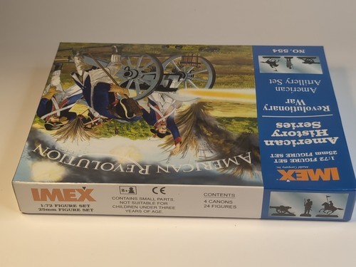 IMEX American History- Revolutionary War AMERICAN ARTILLERY #554 1:72 Figure Set - Picture 3 of 4