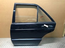 Mercedes W201 190 E 1.8 Bj 1990 T&uuml;r Fahrert&uuml;r hinten Links 904 Blau 