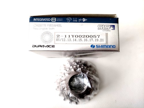 NIB Shimano Dura-Ace FH-7402 Cassette 8 Speed 12-21 Vintage Road New Japan - Picture 5 of 5