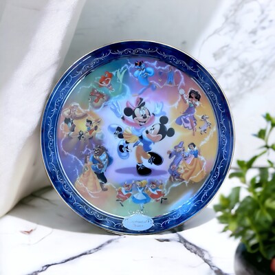 Finally プレートセット 25th THANK YOU FAN! Bradford Exchange Magical Disney Moments Enchanted Dance