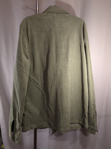 O'Neill Men's Trails Chore Coat Jacket Corduroy Snap Lightweight (B09) Sage - Picture 8 of 8