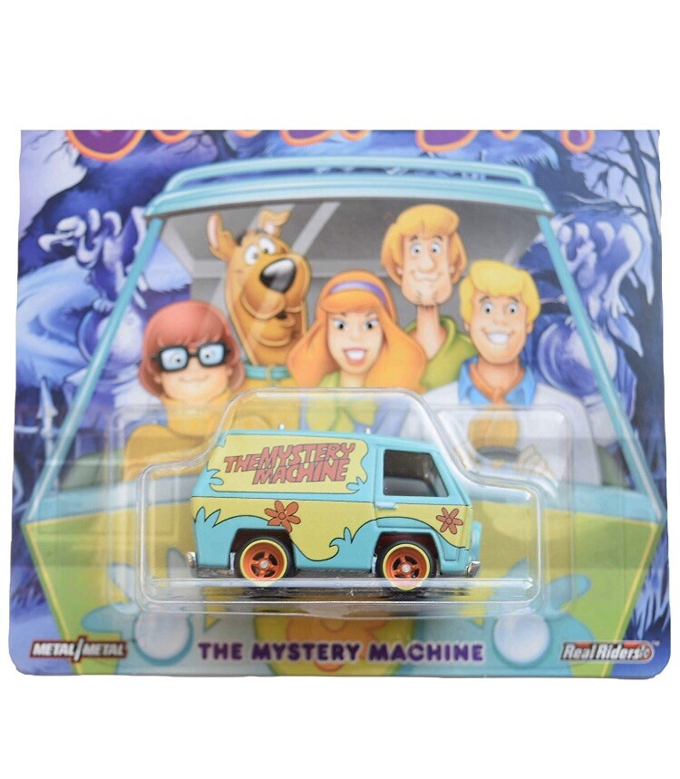 HOT WHEELS PREMIUM SERIES REAL RIDERS - SCOOBY DOO MYSTERY MACHINE