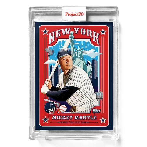 2021 Topps: Project 70 Card #771 Mickey Mantle 1970 by Sket One Brand New