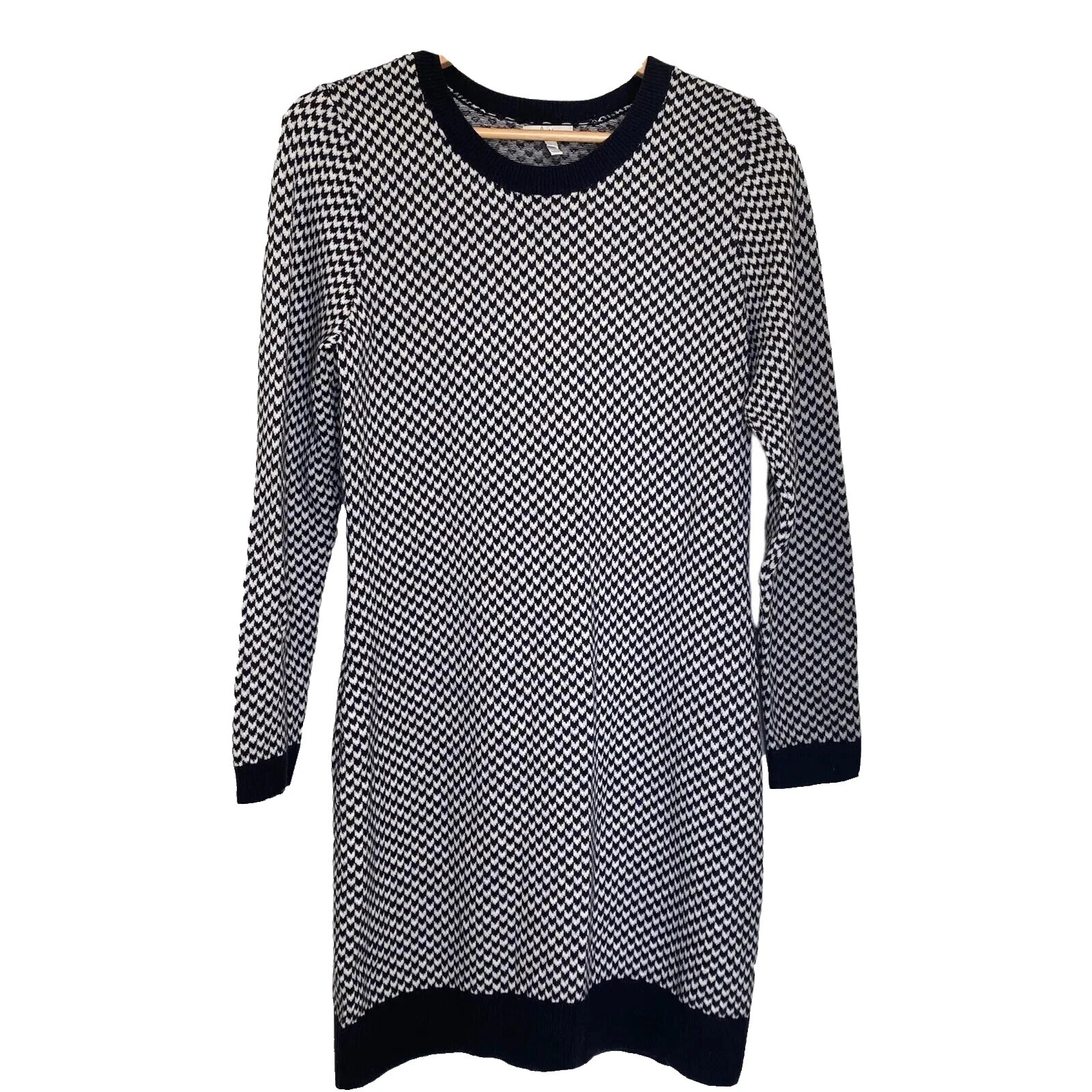 Wool Herringbone Sweater Dresses