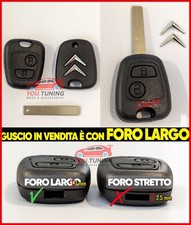 😍 GUSCIO + CHIAVE 2 TASTI CITROEN C1 C2 C3 AYGO 👉 LAMA LARGA