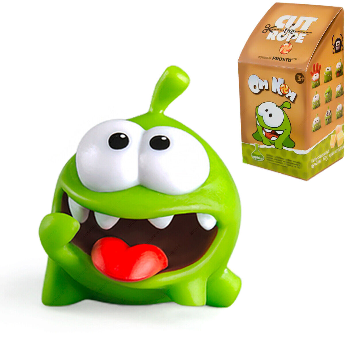 Prosto Toys Om Nom 201403 Piggy Bank, Cut the Rope Magic, Original