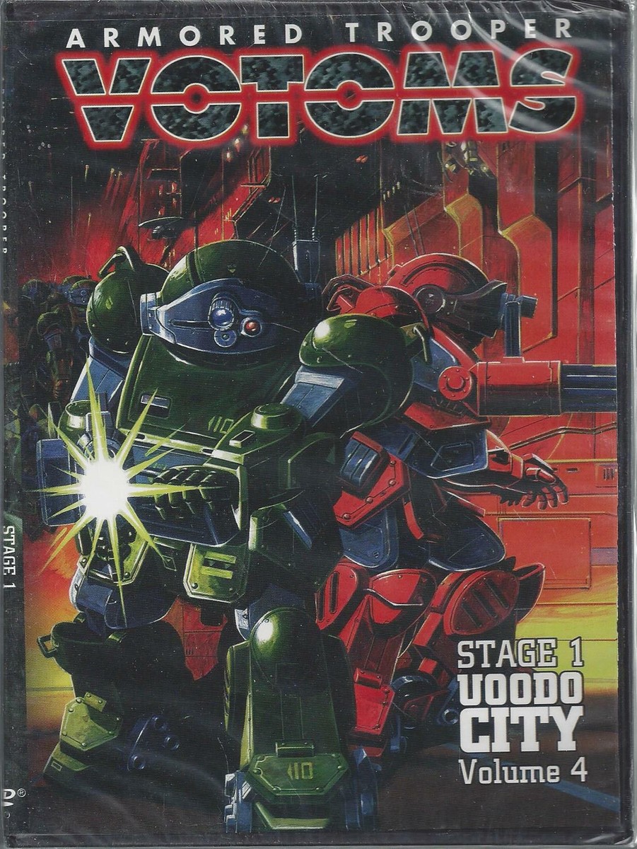 Armored Trooper Votoms Stage 1 Voodoo City Volume 4 DVD New Sealed