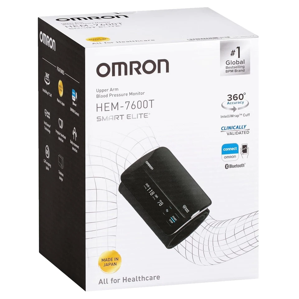 Тонометр на плечо OMRON Smart Elite HEM-7600T БЕСПЛАТНАЯ ДОСТАВКА - Изображение 2 из 4