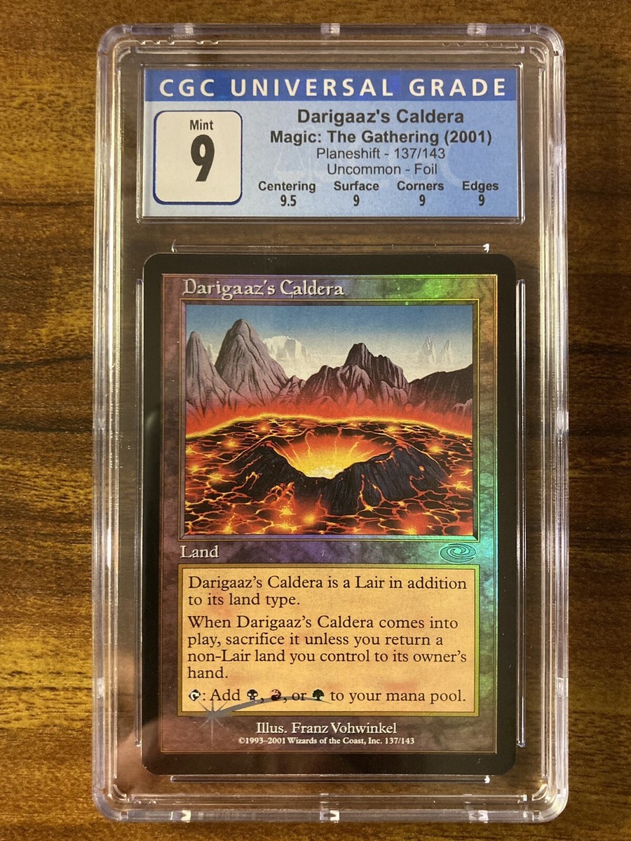MTG✨DARIGAAZ'S CALDERA FOIL✨Planeshift CGC Quad 9's+ MINT