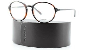 VERA WANG Damen Brille 52-19 140 Nyx HN Acetate Oval Brown Pattern Havana +Etui