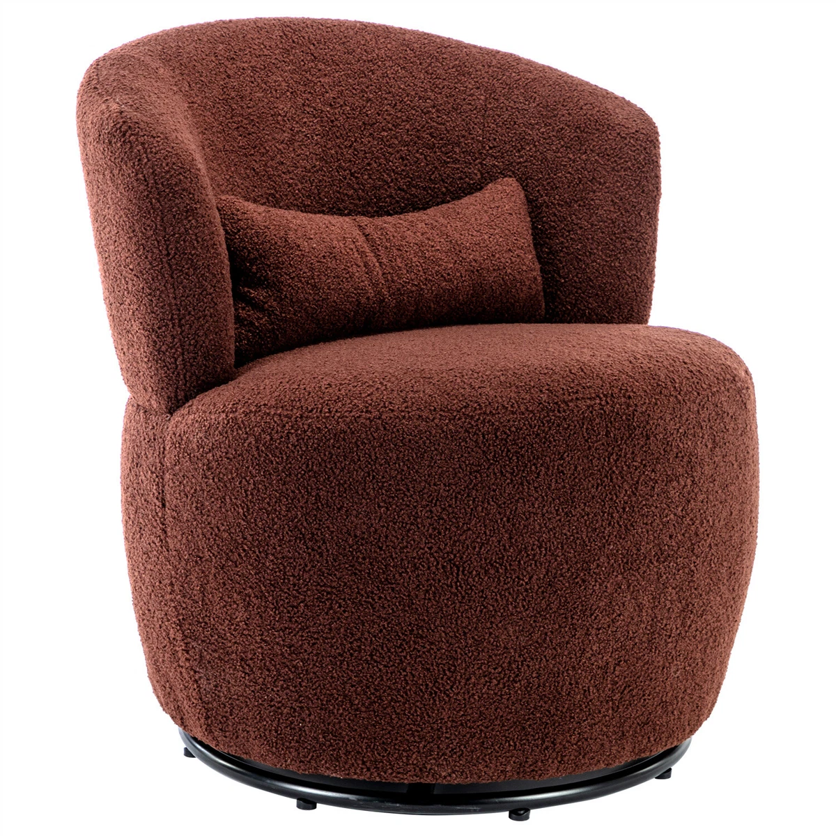 Red 2024 barrel chairs
